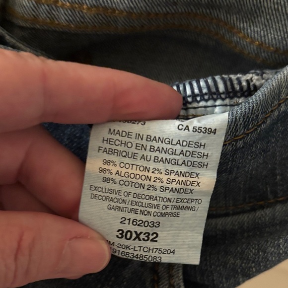 Lee Straight Taper Blue Jeans - Picture 3 of 5